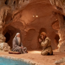 悟空三更受法，祖师暗传妙道